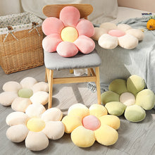 Load image into Gallery viewer, Stuffed Six Petal Flower Cushion Girly Room Decor Sunflower Pillow Bay Window Pink Flower Setting for Kids Bedroom Seat Pillow
