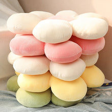Load image into Gallery viewer, Stuffed Six Petal Flower Cushion Girly Room Decor Sunflower Pillow Bay Window Pink Flower Setting for Kids Bedroom Seat Pillow
