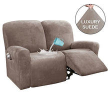 Load image into Gallery viewer, Suede Recliner Sofa Cover All-inclusive Massage Deck Lazy Boy Chair Covers Lounge Single Seat Couch Slipcover Armchair Cover
