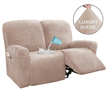 Load image into Gallery viewer, Suede Recliner Sofa Cover All-inclusive Massage Deck Lazy Boy Chair Covers Lounge Single Seat Couch Slipcover Armchair Cover
