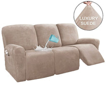 Load image into Gallery viewer, Suede Recliner Sofa Cover All-inclusive Massage Deck Lazy Boy Chair Covers Lounge Single Seat Couch Slipcover Armchair Cover
