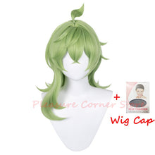 Load image into Gallery viewer, Sumeru Genshin Impact Collei Cosplay Wig Genshin Impact Collei Pre Styled Anime Heat Resistant Simulation Cosplay Scalp Wigs
