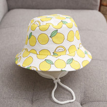 Load image into Gallery viewer, Summer Baby Sun Hat Children Outdoor Anti UV Protection Beach Caps Fishing Bucket Hats Kids Boy Girl Cartoon Fisherman Hat
