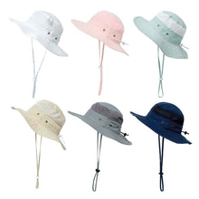 Load image into Gallery viewer, Summer Baby Sun Hat Toddler Child Kids Outdoor Cap Fashion UV Protection Children Unisex Hats Bucket Cap For Beach Fishing
