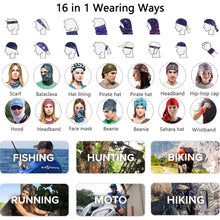 Load image into Gallery viewer, Summer Balaclava Motorcycle Full Face Shield Outdoor Protective Bandana Scarf Army Cover Joker Breathable Neck Gaiter Venom Mask

