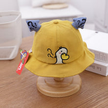 Load image into Gallery viewer, 0-3 years Summer Cute Fruit Embroidery Baby Girl Bucket Hats Kids Boy Sunscreen Panama Caps Toddler Infant
