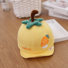 Load image into Gallery viewer, 0-3 years Summer Cute Fruit Embroidery Baby Girl Bucket Hats Kids Boy Sunscreen Panama Caps Toddler Infant
