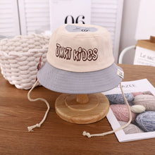 Load image into Gallery viewer, 0-3 years Summer Cute Fruit Embroidery Baby Girl Bucket Hats Kids Boy Sunscreen Panama Caps Toddler Infant

