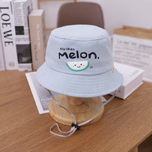 Load image into Gallery viewer, 0-3 years Summer Cute Fruit Embroidery Baby Girl Bucket Hats Kids Boy Sunscreen Panama Caps Toddler Infant
