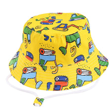 Load image into Gallery viewer, Summer Kids Boy Cartoon Printing Cotton Fisherman Hat Baby Sun Caps For Girl Children Bonnet

