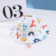 Load image into Gallery viewer, Summer Kids Boy Cartoon Printing Cotton Fisherman Hat Baby Sun Caps For Girl Children Bonnet
