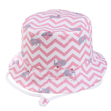 Load image into Gallery viewer, Summer Kids Boy Cartoon Printing Cotton Fisherman Hat Baby Sun Caps For Girl Children Bonnet
