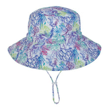 Load image into Gallery viewer, Summer Outdoor UV Protection Bucket Hat for Baby Kids Wide Brim  Beach Sun Hat Adjustable Chin Strap Cap for 0-8 Years Girl Boy
