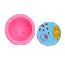 Load image into Gallery viewer, Sun Moon and Star Silicone Mold Candle Mould Handmade Soap Molds Shell Mould for Soap Making DIY Handmade Bath Bomb Chocolate
