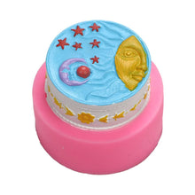Load image into Gallery viewer, Sun Moon and Star Silicone Mold Candle Mould Handmade Soap Molds Shell Mould for Soap Making DIY Handmade Bath Bomb Chocolate
