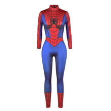 Load image into Gallery viewer, Superhero Sexy Jumpsuit Catsuit Character Eddie Brock Cosplay Costumes Halloween Women Bodysuit Fancy Dress
