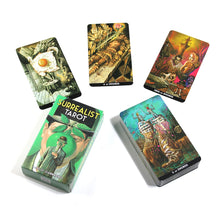 Load image into Gallery viewer, Surrealist Tarot 78-card deck and PDF instructional bookleInspired by the surrealist art movement of artists like Magritte
