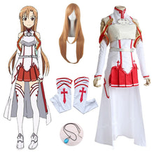 Load image into Gallery viewer, Sword Art Online Cosplay Costume Asuna Yuuki Full Set Women Cosplay Costumes
