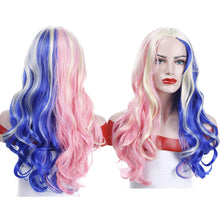 Load image into Gallery viewer, Synthetic Lolita Green Black Purple Synthetic Wig Cosplay Wig Heat Resistant Hair Anime Party
