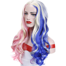 Load image into Gallery viewer, Synthetic Lolita Green Black Purple Synthetic Wig Cosplay Wig Heat Resistant Hair Anime Party
