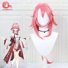 Load image into Gallery viewer, THE IDOLM CINDERELLA GIRLS Yumemi Riamu Cosplay Wig Women Short Straight Synthetic Anime Game Cos Wig Pink Gradient Green
