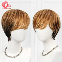 Load image into Gallery viewer, THE IDOLM CINDERELLA GIRLS Yumemi Riamu Cosplay Wig Women Short Straight Synthetic Anime Game Cos Wig Pink Gradient Green
