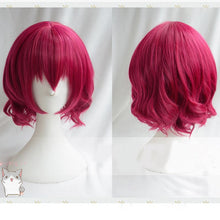 Load image into Gallery viewer, THE IDOLM CINDERELLA GIRLS Yumemi Riamu Cosplay Wig Women Short Straight Synthetic Anime Game Cos Wig Pink Gradient Green
