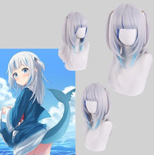 Load image into Gallery viewer, THE IDOLM CINDERELLA GIRLS Yumemi Riamu Cosplay Wig Women Short Straight Synthetic Anime Game Cos Wig Pink Gradient Green
