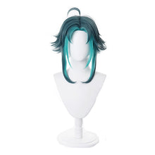 Load image into Gallery viewer, THE IDOLM CINDERELLA GIRLS Yumemi Riamu Cosplay Wig Women Short Straight Synthetic Anime Game Cos Wig Pink Gradient Green
