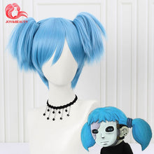 Load image into Gallery viewer, THE IDOLM CINDERELLA GIRLS Yumemi Riamu Cosplay Wig Women Short Straight Synthetic Anime Game Cos Wig Pink Gradient Green
