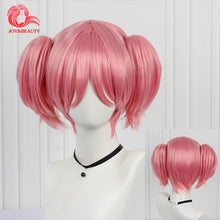Load image into Gallery viewer, THE IDOLM CINDERELLA GIRLS Yumemi Riamu Cosplay Wig Women Short Straight Synthetic Anime Game Cos Wig Pink Gradient Green
