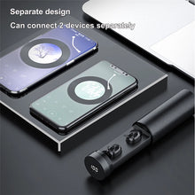 Load image into Gallery viewer, Bluetooth 5.0 Earbuds Power Display Wireless Earphone HIFI Sport Earbuds with MIC Gaming Music Headset For iOS&amp;Android
