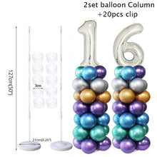 Load image into Gallery viewer, Table Balloon Arch Set Ballon Column Stand for Wedding Birthday Party Decorations Kids Balloons Accessories Christmas Decor ball
