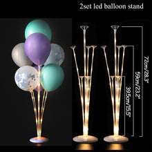 Load image into Gallery viewer, Table Balloon Arch Set Ballon Column Stand for Wedding Birthday Party Decorations Kids Balloons Accessories Christmas Decor ball
