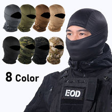 Load image into Gallery viewer, Tactical Camouflage Balaclava Full Face Scarf Ski Cycling Full Face Mask Cover Neck Head Warmer Sports Airsoft Cap Helmet Liner
