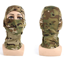 Load image into Gallery viewer, Tactical Camouflage Balaclava Full Face Scarf Ski Cycling Full Face Mask Cover Neck Head Warmer Sports Airsoft Cap Helmet Liner
