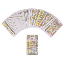 Load image into Gallery viewer, Tarot Art Nouveau Tarot Card Prophecy Fate Divination Deck Family Party Board Game Card Beginners Cards Fortune Telling Game
