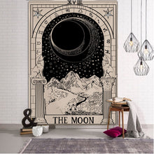 Load image into Gallery viewer, Tarot Card Tapestry Wall Hanging Astrology Divination Bedspread Beach Mat
