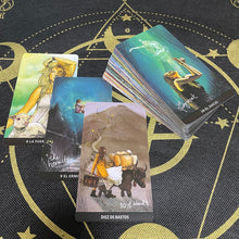 Load image into Gallery viewer, Tarot Cards in Spanish Divination Deck for Beginners with Guide Book Board Games Astrology Predictions Spanish Tarot
