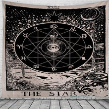 Load image into Gallery viewer, Tarot Tapestry Wall Hanging Tarot Cards Tapesties  Astrology Divination  For House Home Room Wall Bderoom Aesthetic Decor
