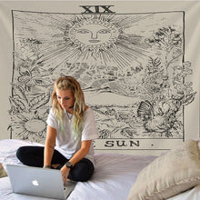 Load image into Gallery viewer, Tarot Tapestry Wall Hanging Tarot Cards Tapesties  Astrology Divination  For House Home Room Wall Bderoom Aesthetic Decor

