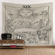Load image into Gallery viewer, Tarot Tapestry Wall Hanging Tarot Cards Tapesties  Astrology Divination  For House Home Room Wall Bderoom Aesthetic Decor
