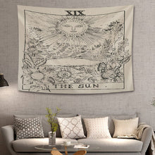 Load image into Gallery viewer, Tarot Tapestry Wall Hanging Tarot Cards Tapesties  Astrology Divination  For House Home Room Wall Bderoom Aesthetic Decor
