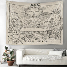 Load image into Gallery viewer, Tarot Tapestry Wall Hanging Tarot Cards Tapesties  Astrology Divination  For House Home Room Wall Bderoom Aesthetic Decor

