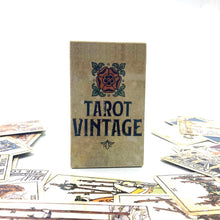 Load image into Gallery viewer, Tarot Vintage Fate Divination Tarot Deck Family Party Board Game Playing Cards English Oracle Guidance Cards For Beginners
