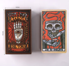 Load image into Gallery viewer, Tarot del A Tarot Deck and Guidebook Inspired by the World of Guillermo del Toro Novelty Book Beginners Card Game Deck Toy
