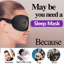 Load image into Gallery viewer, Tcare Breathable 3D Sleeping Eye Masks Cotton Padded Eyes Patch Light Blocking Use for School Home Office &amp; Travel Beach Camping
