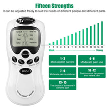 Load image into Gallery viewer, Tens Unit EMS Muscle Stimulation Body Massager Neck Back Foot Hand Leg Cervical Body Electric Relax Massage Instrument Health
