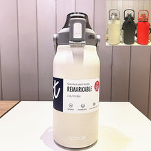 Load image into Gallery viewer, Termos Themo Water Bottle Tumbler Cup Thermal Drinks Stainless Steel Cold and Hot Large Capacity With Straw Children's Thermos
