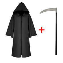 Load image into Gallery viewer, Terror Grim Reaper Costumes Final Destination Hook Sickle Kids Cosplay Carnival Halloween Costume for Kids Reaper of Death
